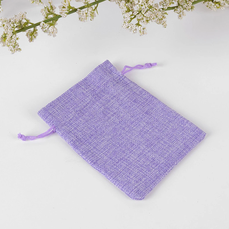 Custom cotton linen bundle pocket size LOGO customized fashion simple daily necessities bags drawstring bag