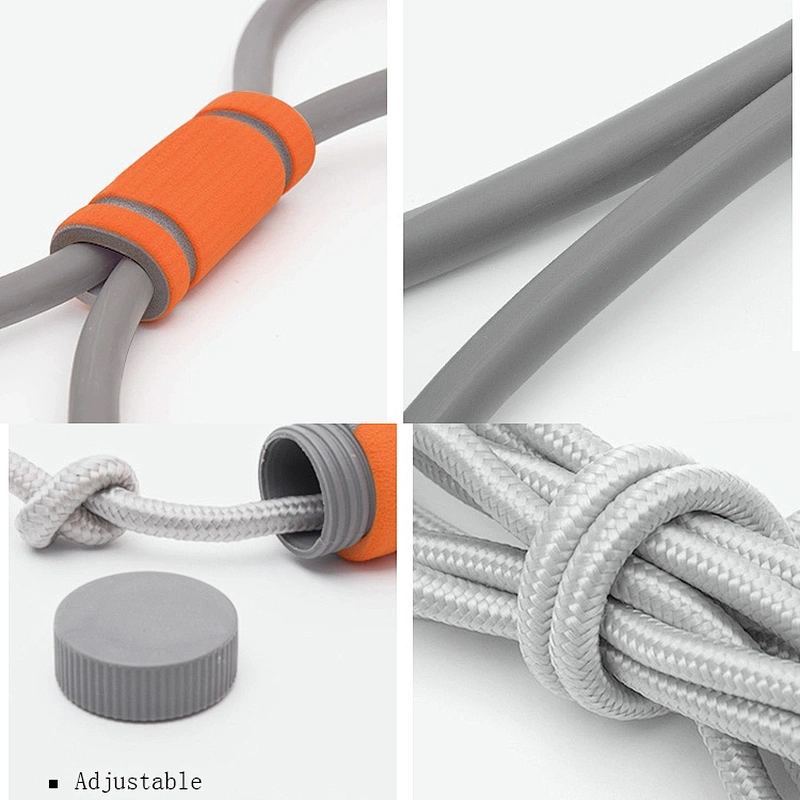 Hot sale custom fitness expander GIft jump rope set Hand Grip Exerciser Fitness Elastic Bungee Cord Rope Training Shock Cord Ela