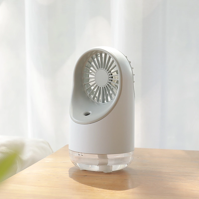 Wholesale price electric desktop misting spray portable mini fan rechargeable usb