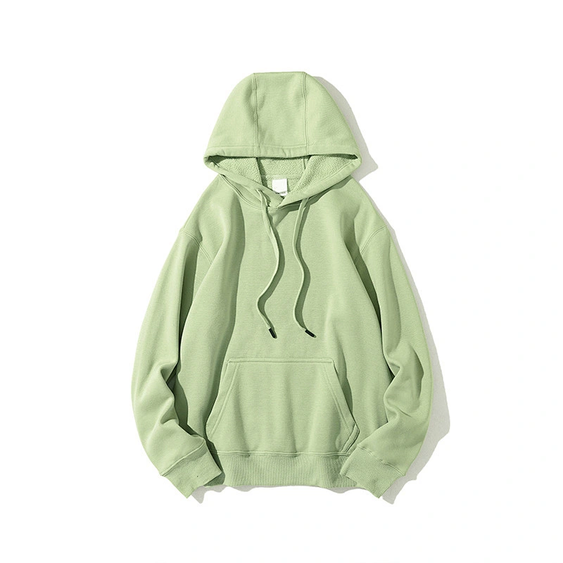 Fashion OEM custom heavyweight plain mens and women's hoodies multi-color 350g fleece jumper