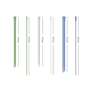 New Product Ideas Healthy Drinks High Quality Custom Silicone Rubber Drinking Straws Silicone Reusable Straw