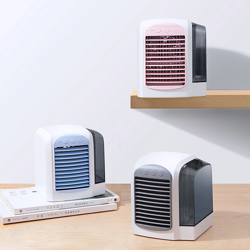 Portable Air Cooler fan,  Cooler Desktop Cooling Fan Humidifier Small Mini Air Conditioner Evaporative for Home Room Office