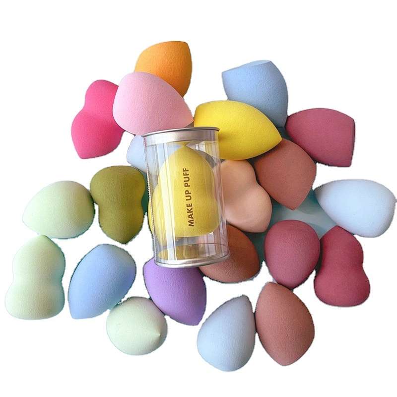 Custom Promotional Gifts beauty salon Cosmetics Puff Egg Shape Own Logo Powder Puff For Makeup