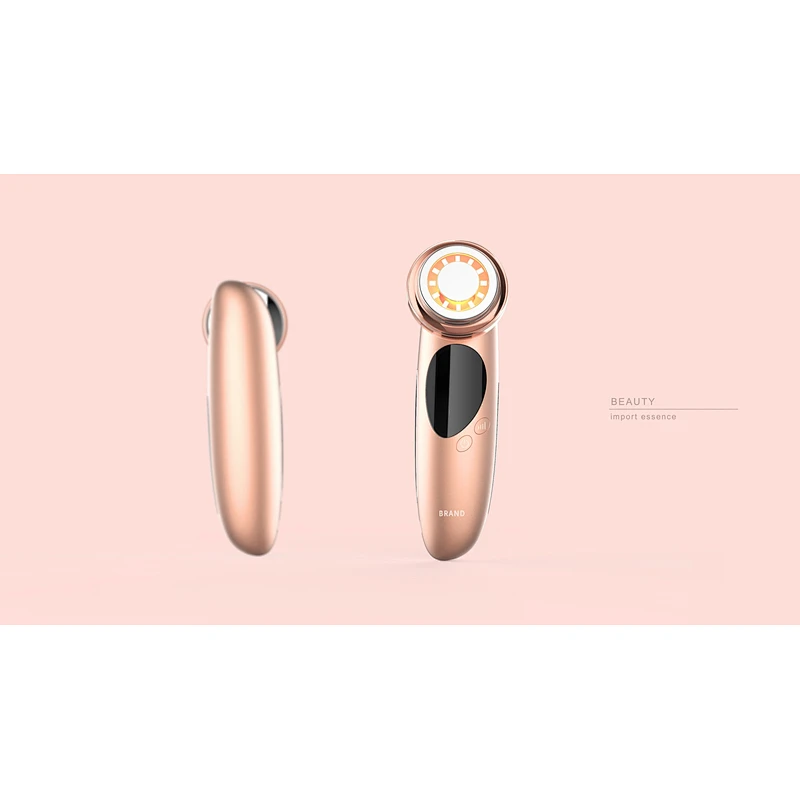 RF facial lifting massager face cleaner Photon facial massager Rechargeable ultrasonic  infrared face massager