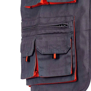 Customized multi-pocket anti-ironing, thickening and wear-resisting maintenance work clothes for automobile labor protection