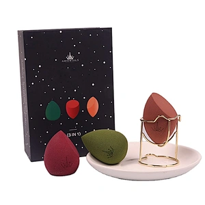Promotional Gifts foundation sponge makeup blender sponge set whit Beauty salons, cosmetic shops