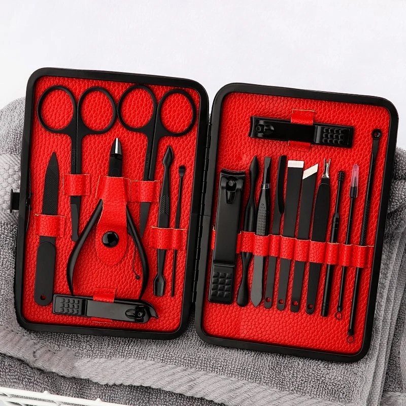 Professional Custom Logo Pedicure Nail Edge Cutter Stainless Steel Manicure Set Tool For Girls
