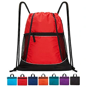 Waterproof oxford drawstring bag portable foldable backpack customized multi-pocket high-capacity drawstring bag