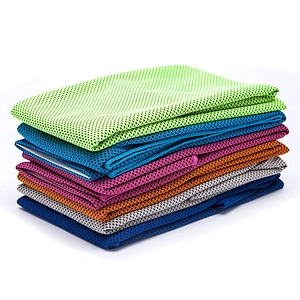 Wholesale custom promotion Microfiber Summer Outdoor Fitness Sweat-Absorbent Sports Fast Dry Cooling Towel
