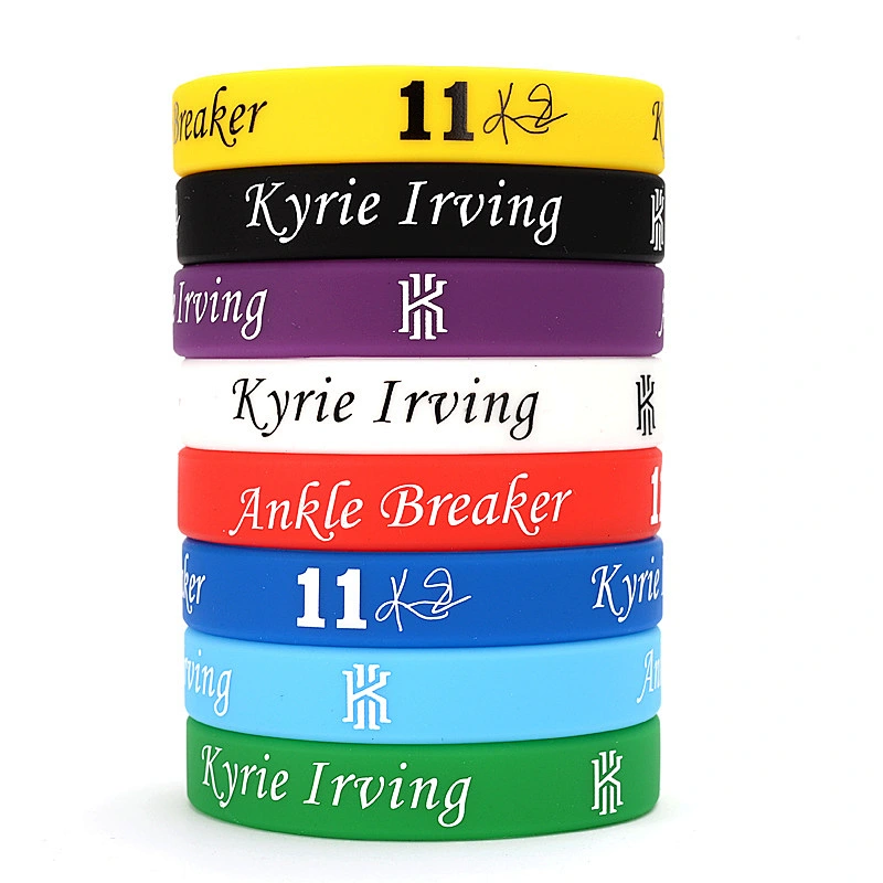 High quality custom logo sport various color silicone wristbands Durable Promotional gift  wristbands