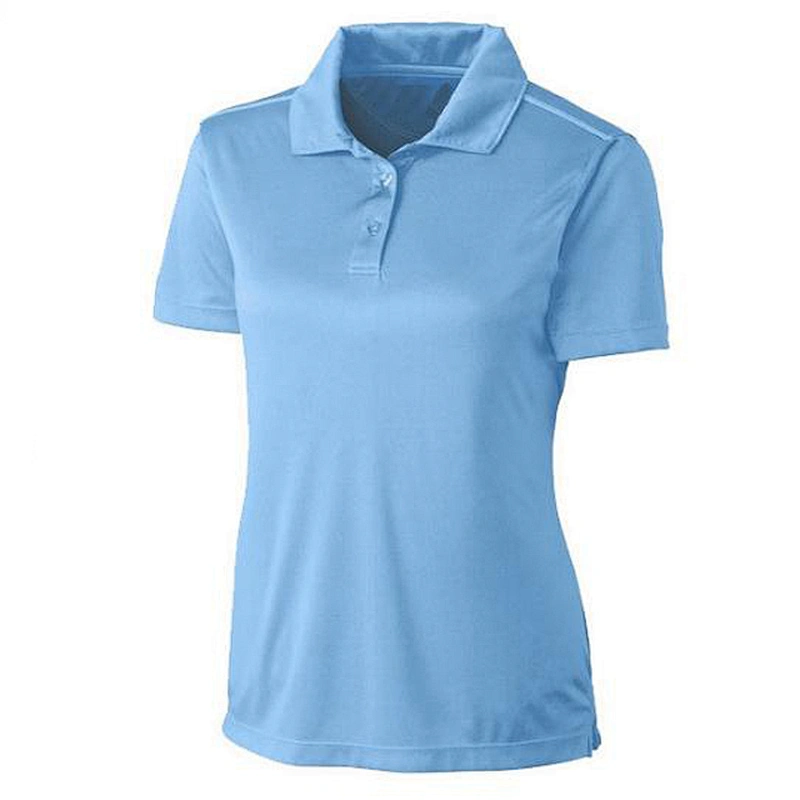 Custom fashion high quality team activity top ware cotton polyester v neck women men polo shirts
