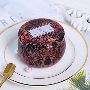 Luxury Wholesale Empty   tinplate Candle jar Custom Logo High Quality wedding decoration candle Jar
