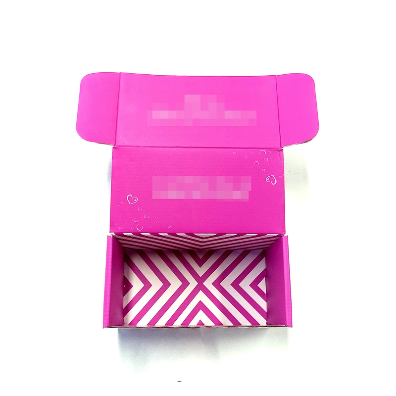 Custom Logo Foldable carton color packaging paper box promotion gift corrugated paper box