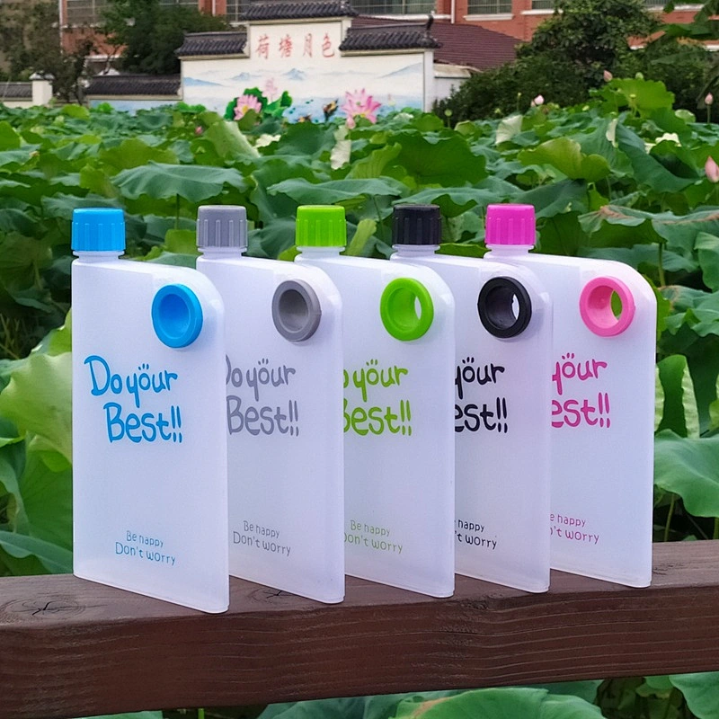 Promotion portable plastic water bottles novel design travel water bottles, custom logo and color