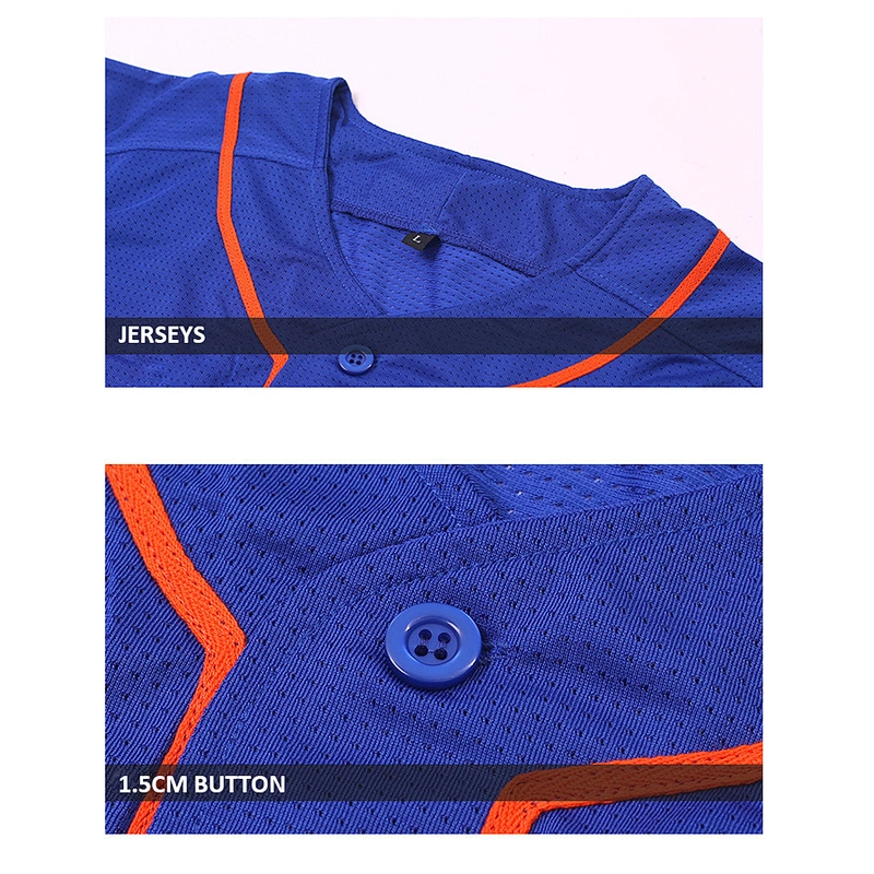 Super quality  Baseball poliester shirt custom  mens fashion  blank baseball jersey 100% polyester baseball jersey
