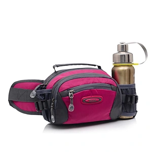 New fashion outdoor sports with water bottle holder multi-function single-shoulder crossbody bag mountaineering travel Waist Bag