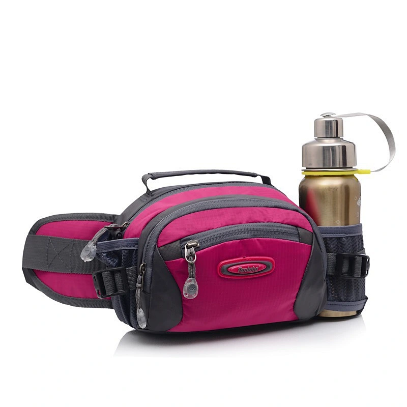 New fashion outdoor sports with water bottle holder multi-function single-shoulder crossbody bag mountaineering travel Waist Bag