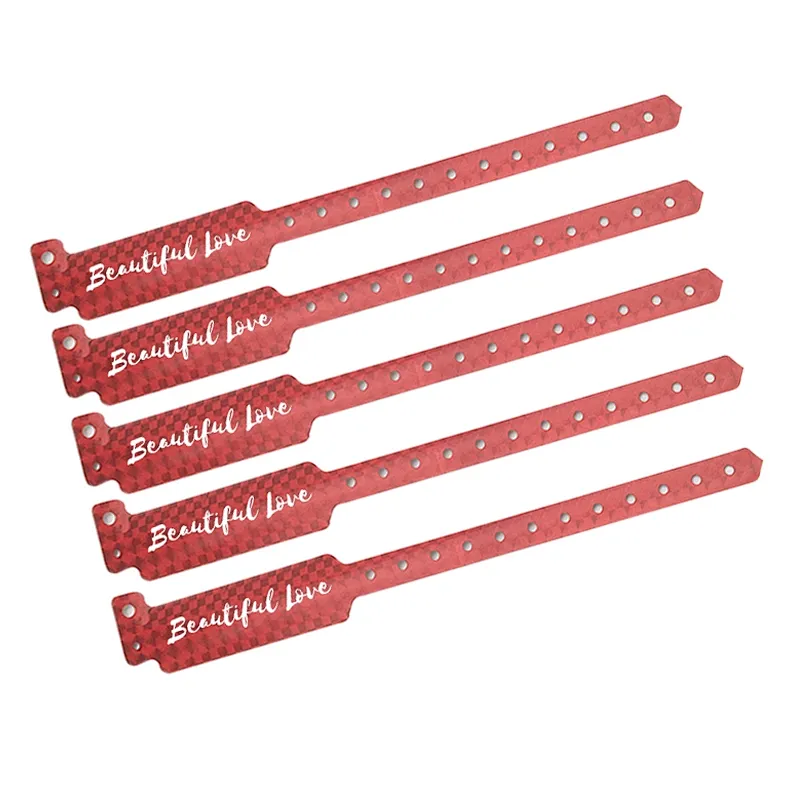 Disposable Custom personalized logo pvc plastic hospital  wristband Mother And New Born Baby Wristbands