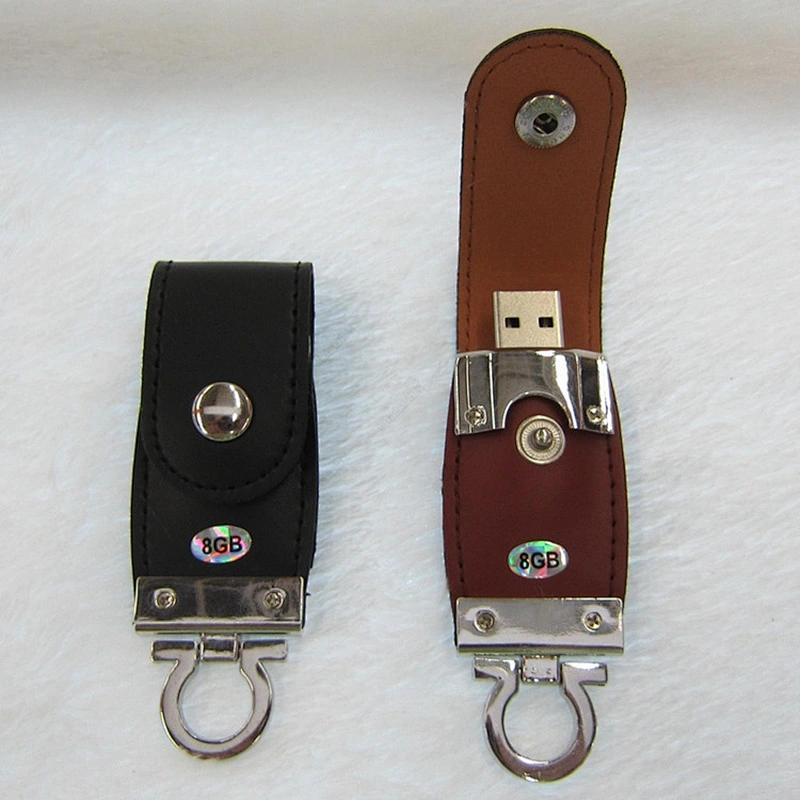 Hot Sale Creative PROMOTION  Gift Keychain Leather Usb 2.0 Flash Drive 4G 8G 16G 32G 64 GCUSTOM LOGO USB Stick  Drive