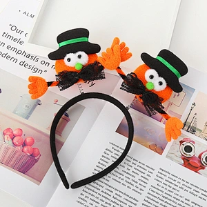 Fashion Costume Halloween Party Decorations head bands Pumpkin Black Bat Head bands