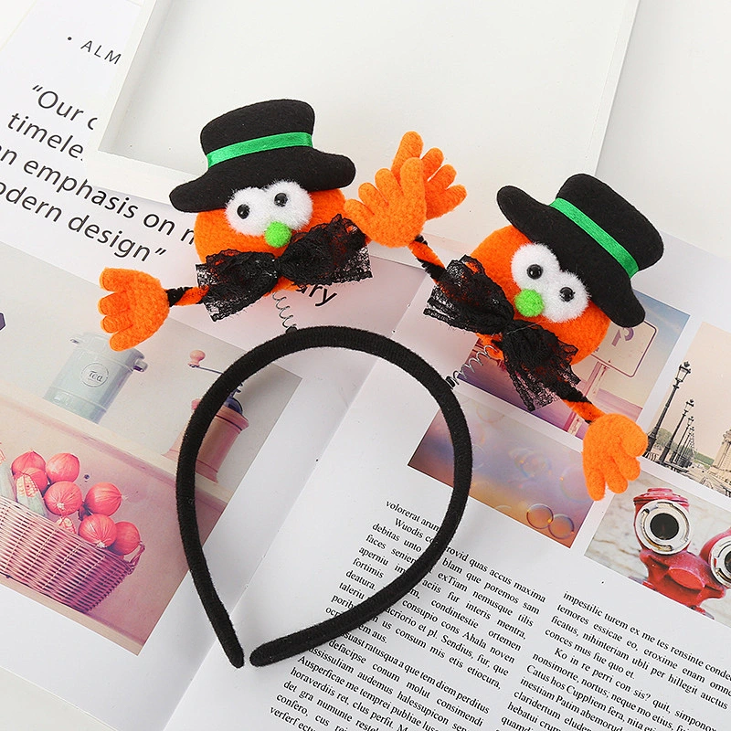 Fashion Costume Halloween Party Decorations head bands Pumpkin Black Bat Head bands