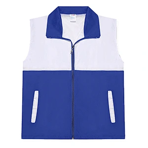 Customized wholesale new style cheap and comfortable gradient uniform maxi vests for men and women sleeveless vest with pocket