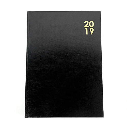 custom gift New design Hard cover PU leather black wholesale paper notebook advertising campaign promotion notebook