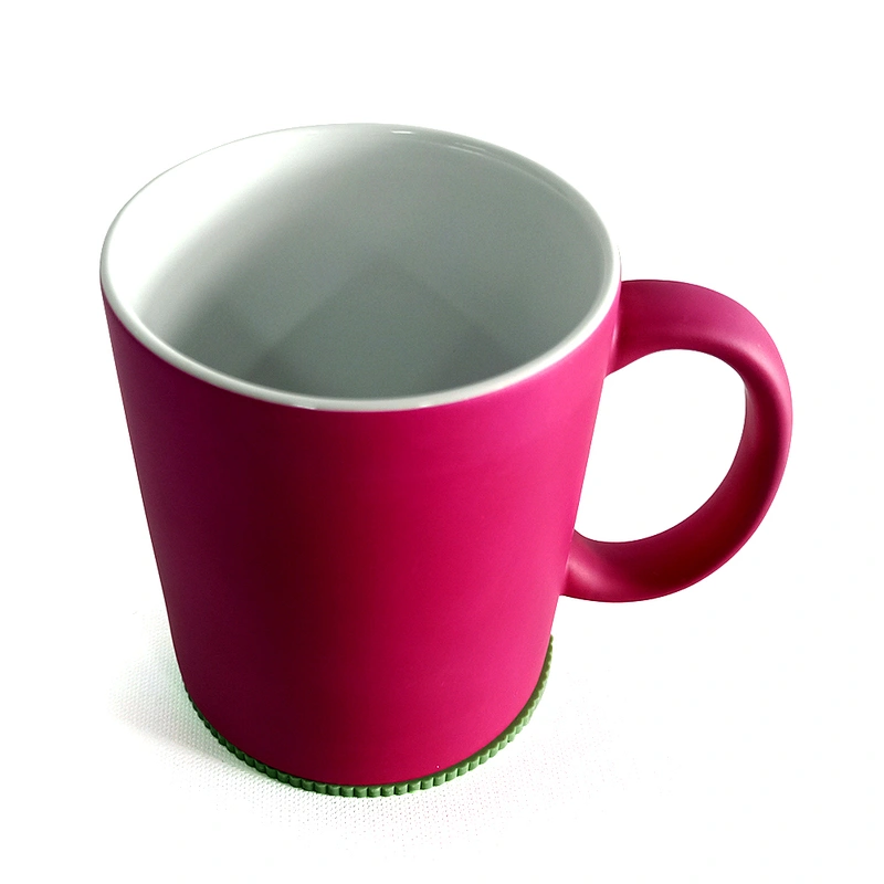Hihg quality Semi-sanding Color Changing Magic Tea Mug Sublimation Custom Printing Mug Ceramic Promotion gift Tea Mug