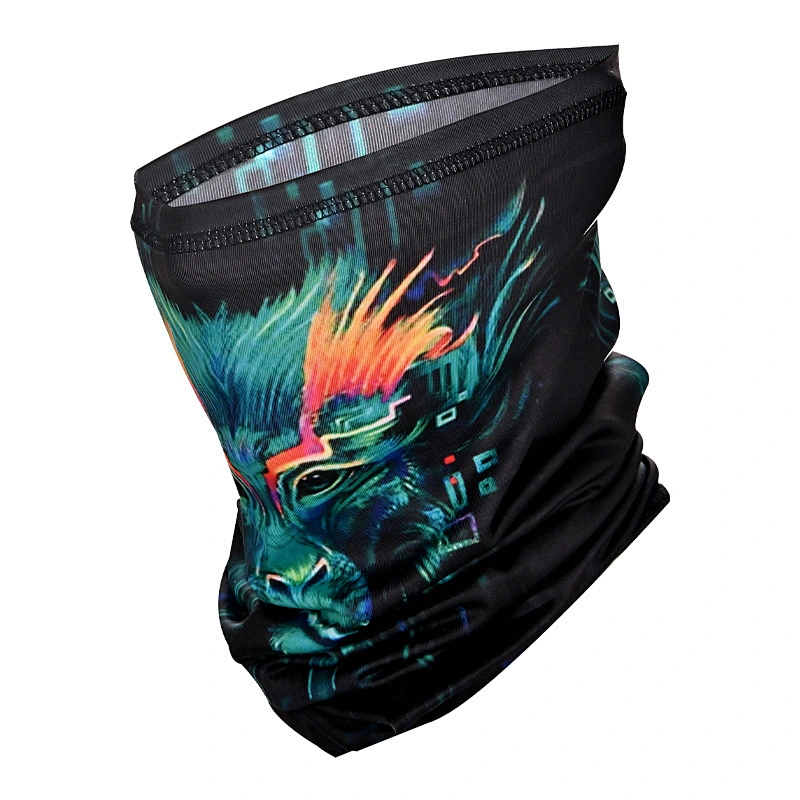 Wholesale custom design biking bandana 100% polyester multi functional   face cover tube scarf bandana