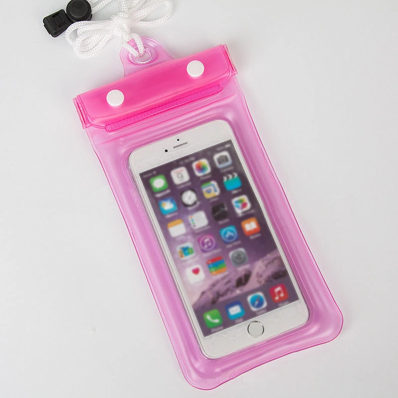 Promotional gift PVC Waterproof phone bag case transparent pouch beach dry universal mobile phone bag