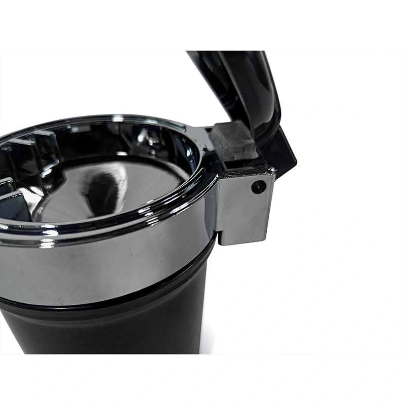 Custom Promotional activities gift Car high-grade ashtray with LED light ashtray metal stainless steel ashtray