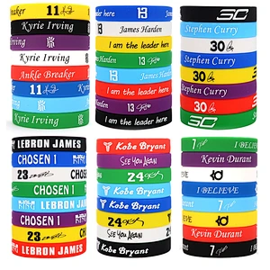 High quality custom logo sport various color silicone wristbands Durable Promotional gift  wristbands