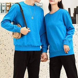 2021 high quality Fashion custom logo crewneck sweatshirt Advertising promotion blank plain pullover sweatshirts