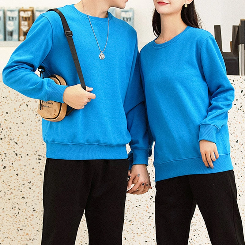 2021 high quality Fashion custom logo crewneck sweatshirt Advertising promotion blank plain pullover sweatshirts