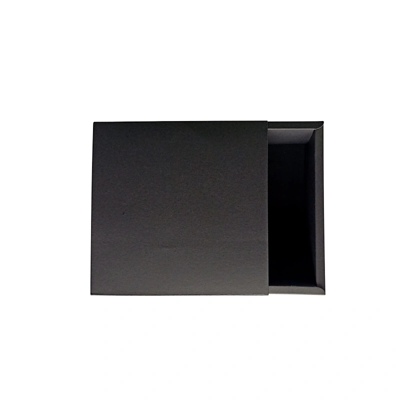 Hot sale High Quality wholesale  black drawer type cardboard gift box custom promotion gift paper boxes