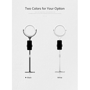 8 inch Photography Studio Makeup LED Beauty Selfie Live Light 3 Color Tones Adjustable Ring Light For Phones with Stand