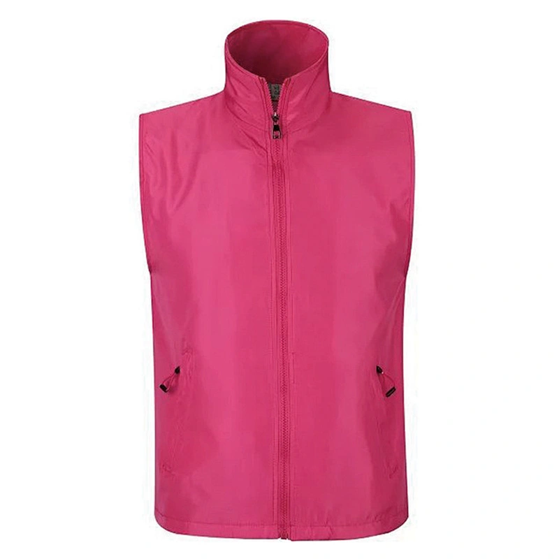 High Quality Custom Polyester Working Clothes Unisex Advertising Sleeveless Volunteer Vest