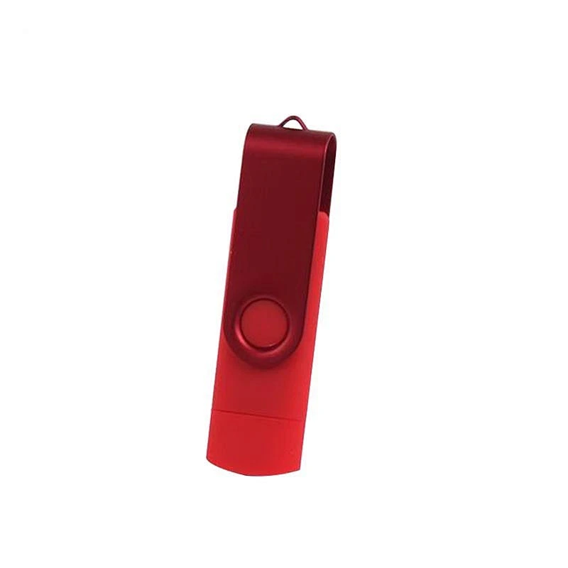 High Quality  Hot Sale custom logo 2 In 1 Swivel Flash Drive Corporate Promotional Gifts   portable  Usb Flash Drive
