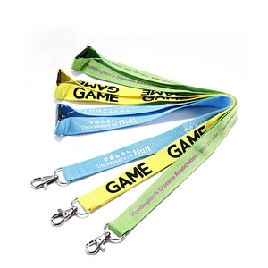 Promotional gifts Custom Polyester Lanyard With Logo ID Badge Key Holder Chain  Printed Neck Lanyard