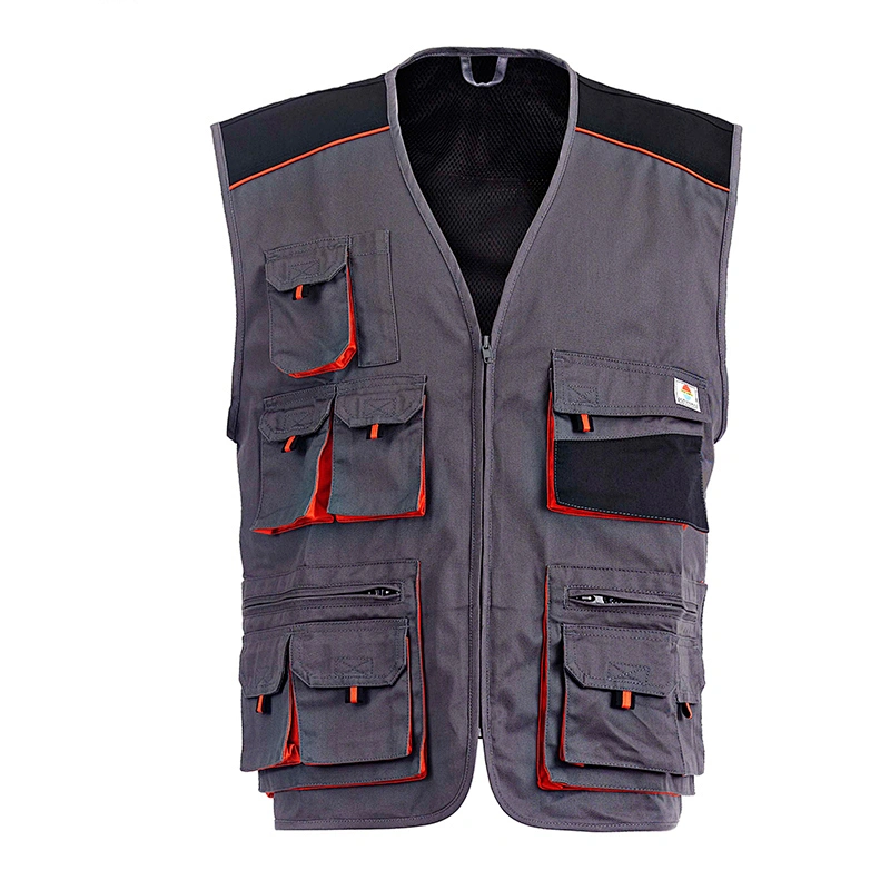 Customized multi-pocket anti-ironing, thickening and wear-resisting maintenance work clothes for automobile labor protection