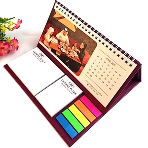 Multi Function Foldable Paper Calendar With Notepaper Extension Advertising gifts For Promotion Gift Enterprise Office Supplies