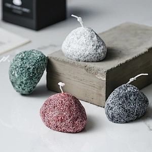 NEW Stone-shaped Ice Flower Handmade Fragrant  Aroma Candles Home Aroma Candles Decoration candles