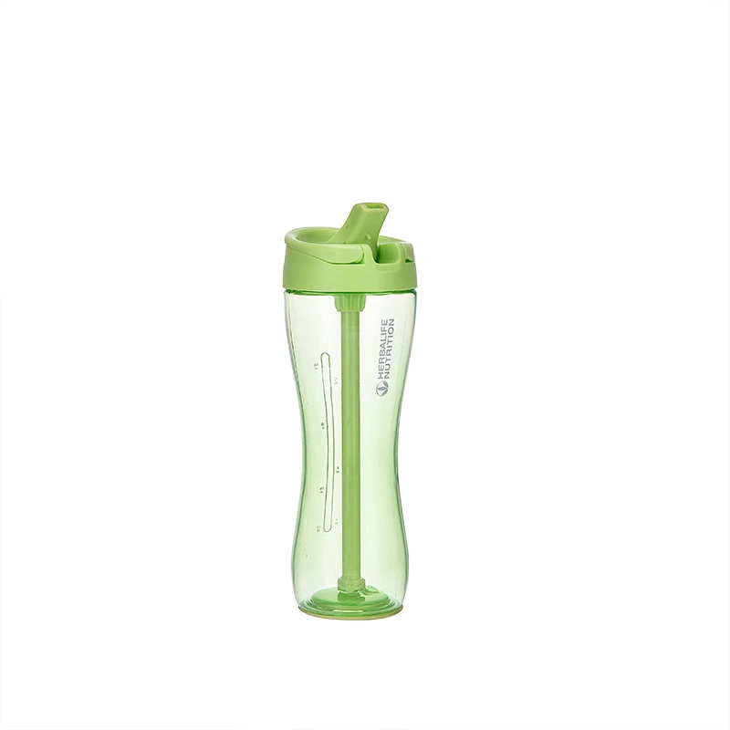 ABS plastic water bottles high quality BP free water bottles customized OEM logo outdoor sports bottles with straw