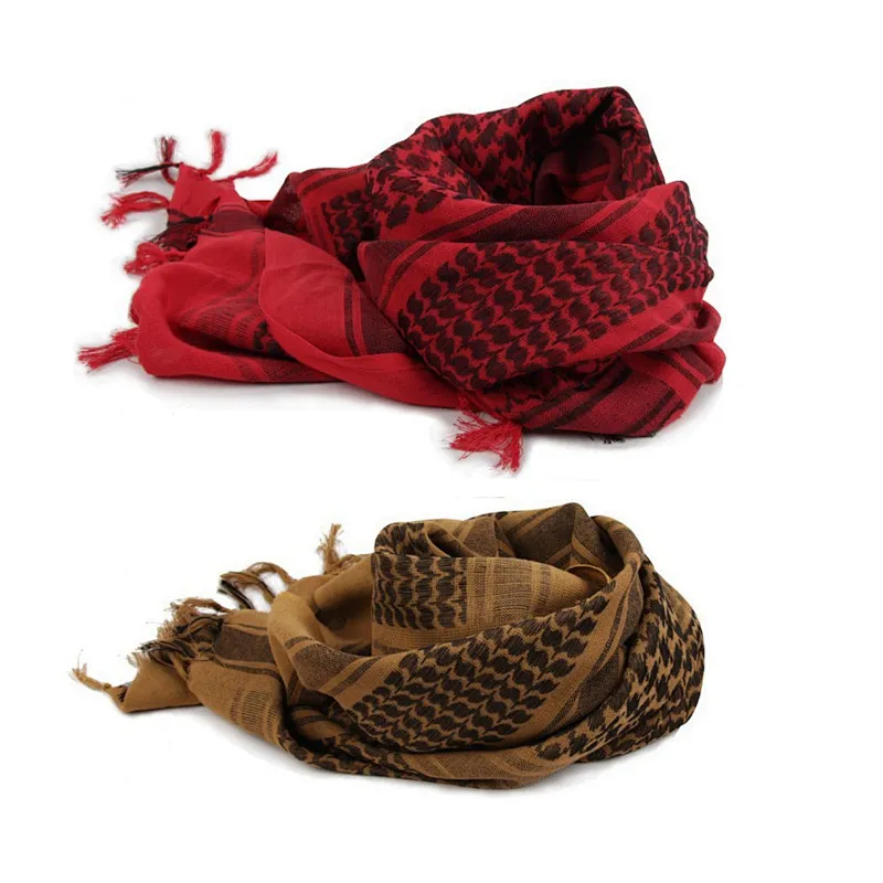 Wholesale high quality Multifunction outdoor military cotton winter camouflage windproof  desert scarves