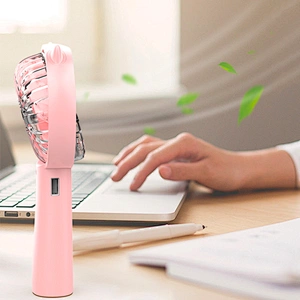 Mini handheld fan Mulit-Functional 4 wind speed  portable table 4000mAh usb mobile rechargeable power bank fan