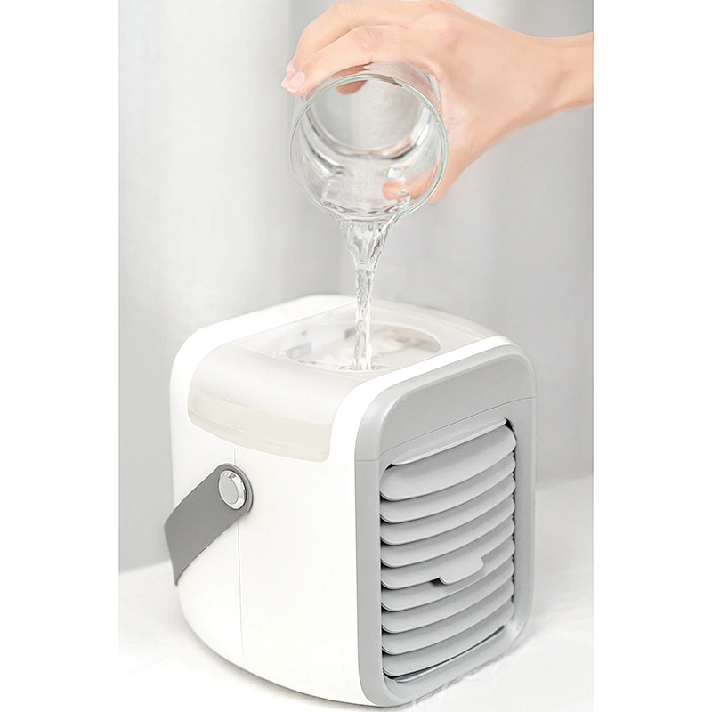 Hot sale personal air cooler  Table mini USB  Rechargeable  portable Handheld cooling fan