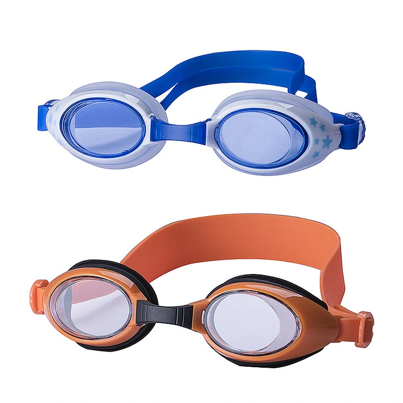 Wholesale youth goggles customized logo children goggles eye protection waterproof anti-fog HD swimming goggles