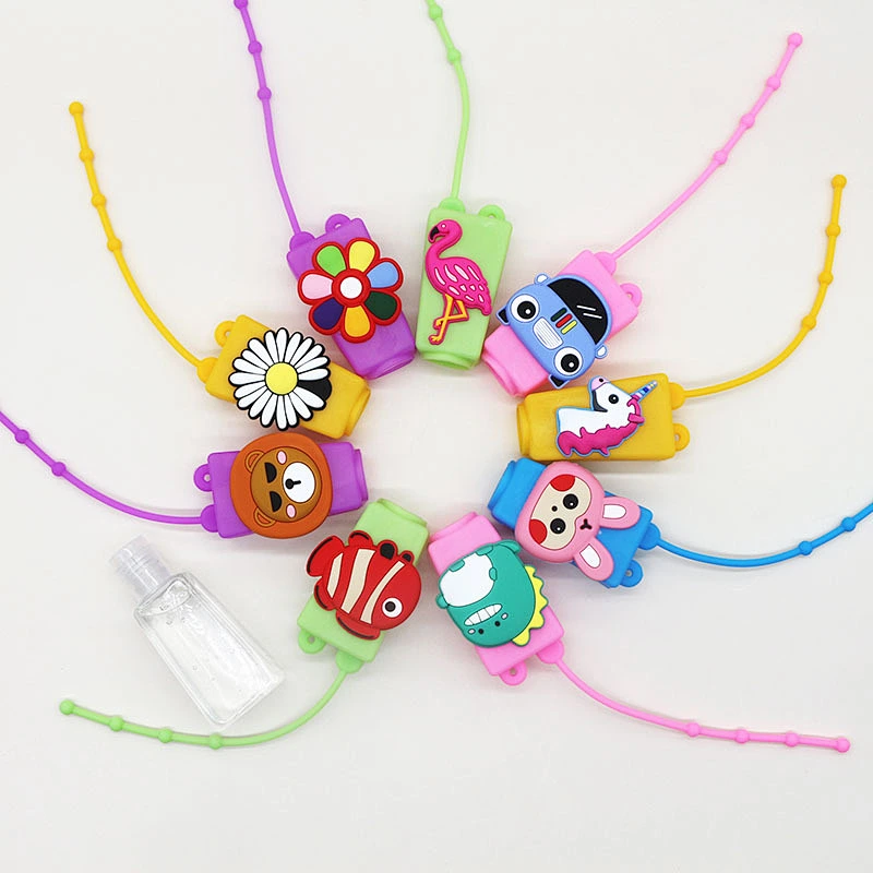 Colorful Silicone Holder 30ml Hand Sanitizer Bottle Personal Hand Sanitizer Silicone Holder