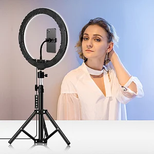 Hot sellingTanchor live fill light with remote control colorful  LED ring lightripod Stand ring light LED studio