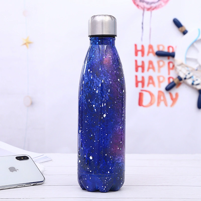 Fashion custom logo 300ml cola bottle  304 stainless steel water bottle